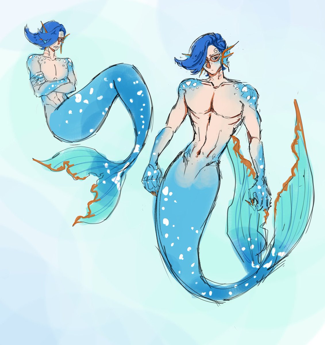 M3Ll0We's tweet photo. 人魚ニジ
 #germa66  #ワンピース https://t.co/FhXHUSqANq
