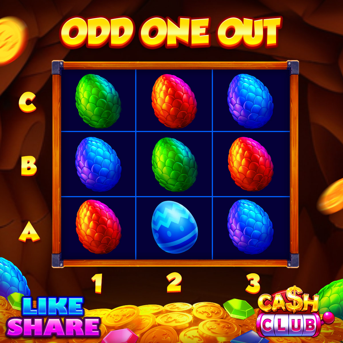 CashClubCasino's tweet photo. ๐ฅ๐ Odd One Out: Dragon Egg Edition!๐๐ฅ
๐Spot the unique egg, comment your guess, and summon the dragonโs fortune!
๐ฌ๐ฑ๐ฌ ๐๐ข๐ ๐ ๐๐ก๐ง๐ฆ๏ผa link for ๐๐จ๐ฎ๐๐ฅ๐ ๐๐จ๐ข๐ง๐ฌ drops!
#DragonEggEdition #OddOneOut #CasinoFun #Slot #WinBig #DoubleFreeCoins #DragonSlot https://t.co/cOBVPHYCJq
