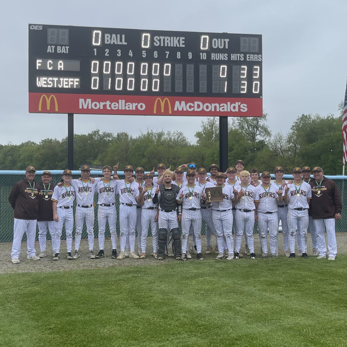 First district title since 2019.  Hard work and determination from this group and prior teams made this possible.  Moving onto Regionals 6.4 @ Beavers stadium in Lancaster 2:00pm opponent TBD.  See everyone there!!