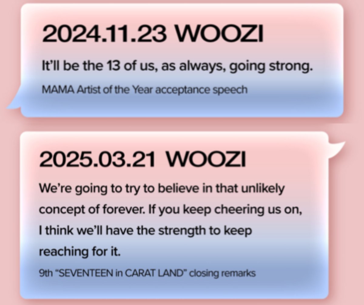 woozimedia's tweet photo. 10 years of seventeen in their words 🩷🩵 #우지 #woozi https://t.co/v0NJBWpgu9