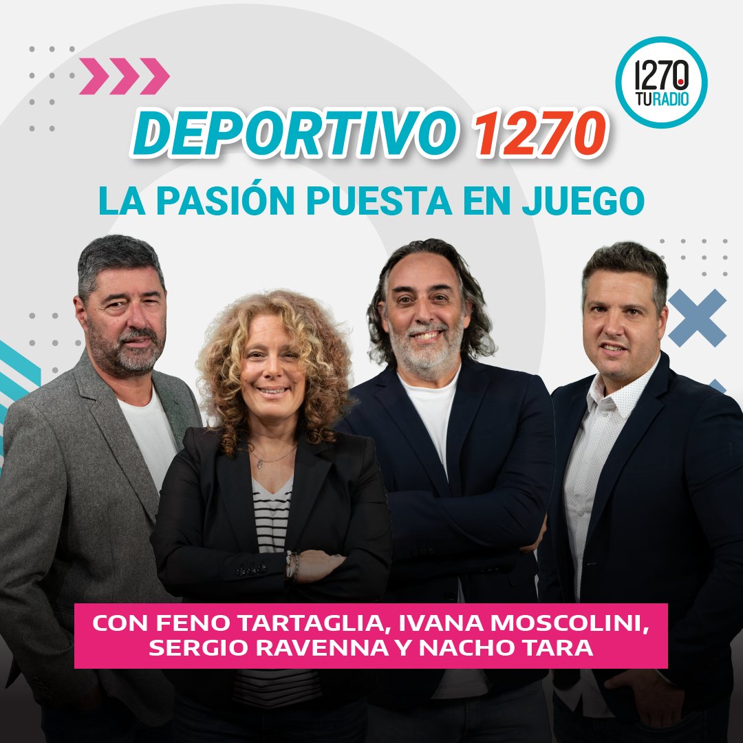Radio Provincia AM 1270 (@provincia1270) on Twitter photo La pasión puesta en juego⚽
📻<a href="/Deportivo1270/">Deportivo 1270</a> 🎧13 a 15hs.
🎙️<a href="/fenotartaglia/">Feno Tartaglia</a> @Ivanarg <a href="/smravenna/">sergio ravenna</a> @nachotara
💻provinciaradio.com.ar
📲App 👉bit.ly/3vqtKMJ
#TuRadio #CadaVezMejor La pasión puesta en juego⚽
📻<a href="/Deportivo1270/">Deportivo 1270</a> 🎧13 a 15hs.
🎙️<a href="/fenotartaglia/">Feno Tartaglia</a> @Ivanarg <a href="/smravenna/">sergio ravenna</a> @nachotara
💻provinciaradio.com.ar
📲App 👉bit.ly/3vqtKMJ
#TuRadio #CadaVezMejor