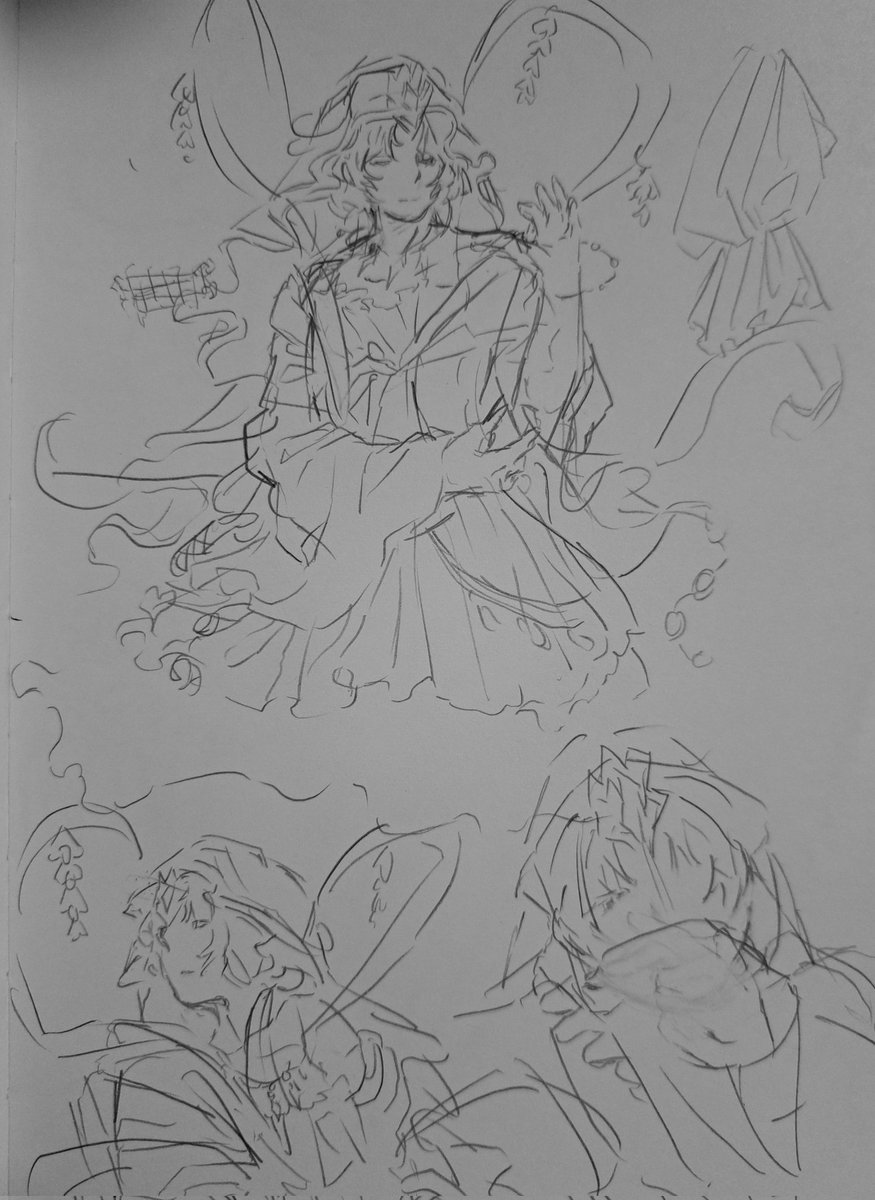 soup3211's tweet image. Unposted crk drawings