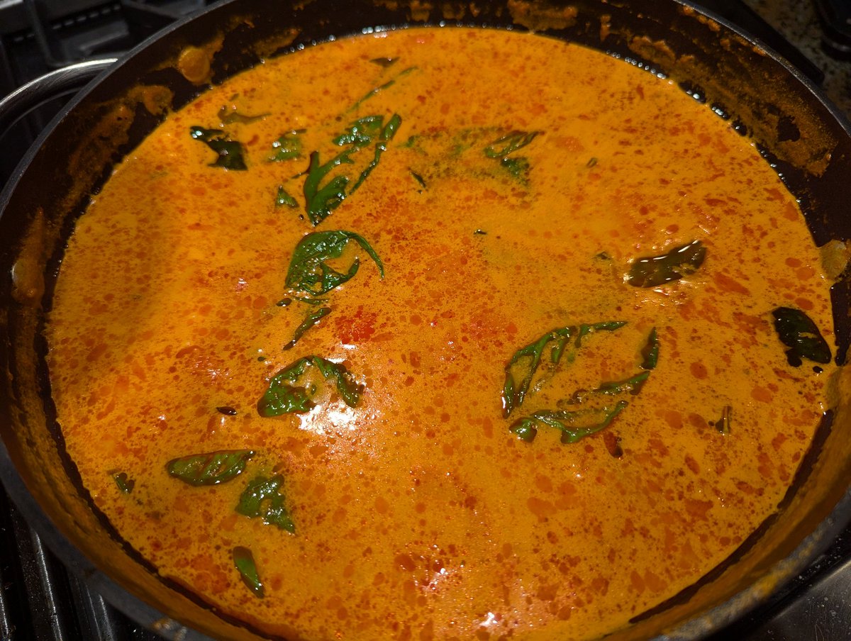 Beatusmongous's tweet image. My daughter made panang curry chicken.  It&apos;s really good.

@BrandonDonkey2 
#MFerMeals