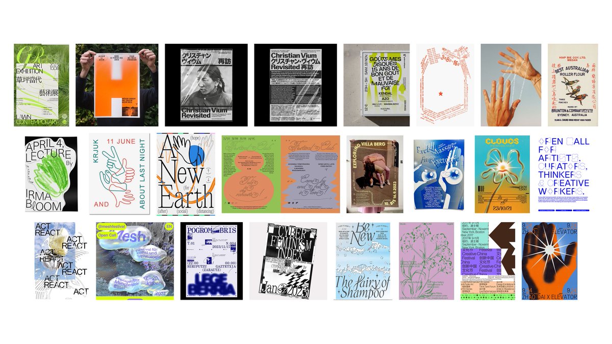 moodboarding for some upcoming poster design projects