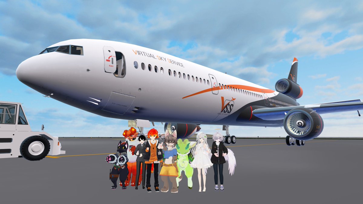 こんにちは！ 
本日はVirtual Sky Serviceの定期イベントです！ 

21:00〜 Group＋インスタンスにJoin！ 
22:30まで受付中！
操縦体験や空港見学ツアーなどをぜひお楽しみください！

グループへの参加は固定ポストをご覧ください

#VirtualSkyService
#VRCVSS
#VRChat