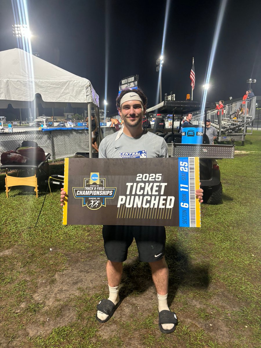 CCSU Blue Devils (@ccsubluedevils) on Twitter photo 🎉Winkler Earns NCAA Finals Berth!
<a href="/CCSUTrack/">CCSU XC/Track&Field</a> thrower Colin Winkler placed 9th at NCAA East Region Championship earning a finals berth in Eugene!
First outdoor NCAA finalist in program history
Read all about it: tinyurl.com/mr2m9rxh
#GoBlueDevils #NECTrackField <a href="/CCSU/">Central Connecticut State University</a> 🎉Winkler Earns NCAA Finals Berth!
<a href="/CCSUTrack/">CCSU XC/Track&Field</a> thrower Colin Winkler placed 9th at NCAA East Region Championship earning a finals berth in Eugene!
First outdoor NCAA finalist in program history
Read all about it: tinyurl.com/mr2m9rxh
#GoBlueDevils #NECTrackField <a href="/CCSU/">Central Connecticut State University</a>