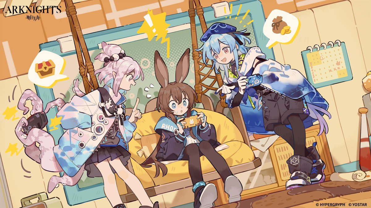 Arknights_EN (@arknightsen) on Twitter photo Even the busiest minds need to hit "pause" and squad up for some funโand Rhodes Island's gamers are here to help everyone join in.
May this special day fill your heart with joy and your moments with laughter!
Happy Children's Day, Doctor!
Artist info: ๅๅถๆฅ่ถ (X <a href="/siyeyeyeyer/">ๅๅถๆฅ่ถ</a>) Even the busiest minds need to hit "pause" and squad up for some funโand Rhodes Island's gamers are here to help everyone join in.
May this special day fill your heart with joy and your moments with laughter!
Happy Children's Day, Doctor!
Artist info: ๅๅถๆฅ่ถ (X <a href="/siyeyeyeyer/">ๅๅถๆฅ่ถ</a>)