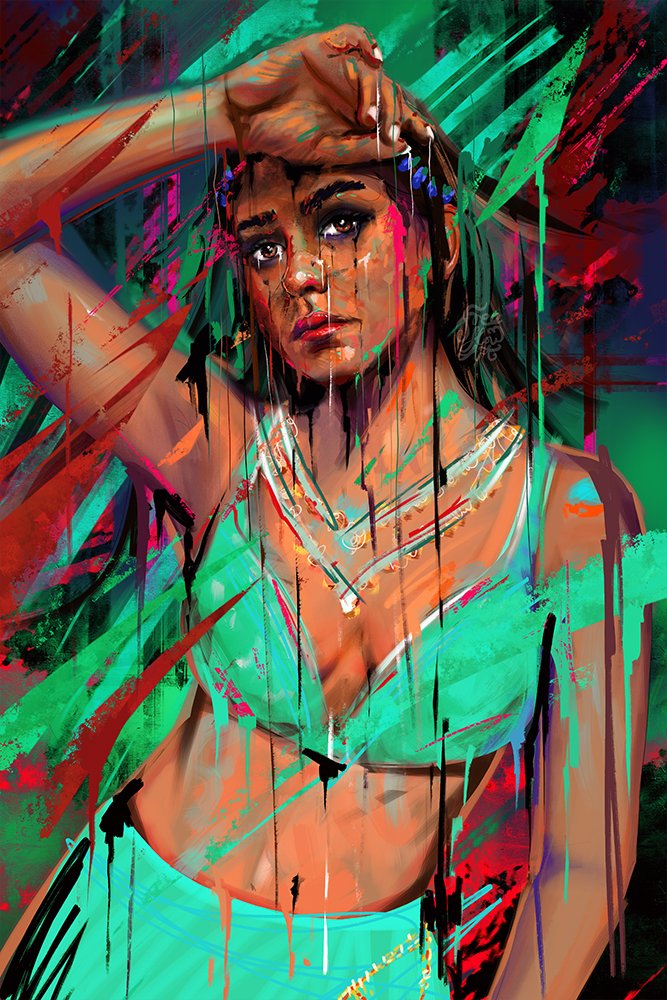 Freeflow_Arts's tweet photo. A 1000 Times 
#digitalart #portraitart #commissionsopen https://t.co/mcIN58g5cW