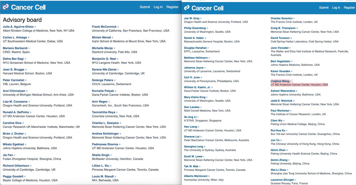 Linghua Wang, MD, PhD (@iamlinghua) on Twitter photo I’m deeply honored to join the <a href="/Cancer_Cell/">Cancer Cell</a> Advisory Board! — a journal that’s shaped the field through high-impact, groundbreaking studies. Proud to serve alongside such an esteemed group of scientists advancing #CancerResearch I’m deeply honored to join the <a href="/Cancer_Cell/">Cancer Cell</a> Advisory Board! — a journal that’s shaped the field through high-impact, groundbreaking studies. Proud to serve alongside such an esteemed group of scientists advancing #CancerResearch
