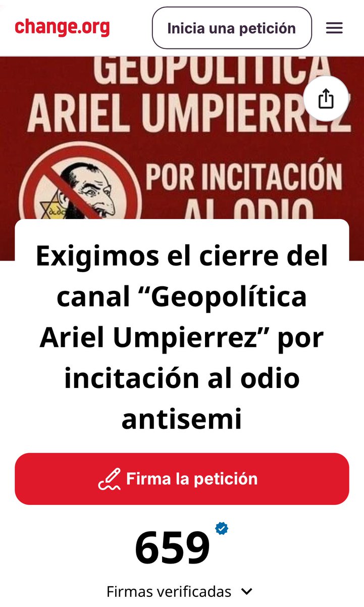 arielumpierrez's tweet photo. Este PIOJOSO sionista está juntando firmas desde Israel para que cierren mi Canal de YouTube en el que denuncio el Genocidio en Gaza. Pero no pide que no quemen vivos a los niños palestinos‼️
Dale Retwittear a este post a modo de “contra-firma”.
Este es mi Canal👇
https://t.co/6YovTx7tbC