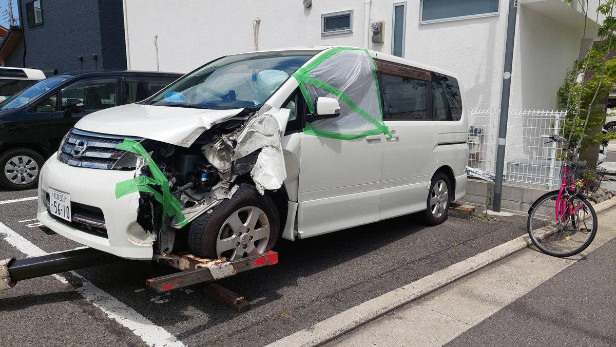 wings5656's tweet photo. 特技乗り物潰す事です！
車2台、バイク5台廃車しました。
事故、合計20回ぐらい？
いや、もっと事故ってる https://t.co/KrRbrG6YHp