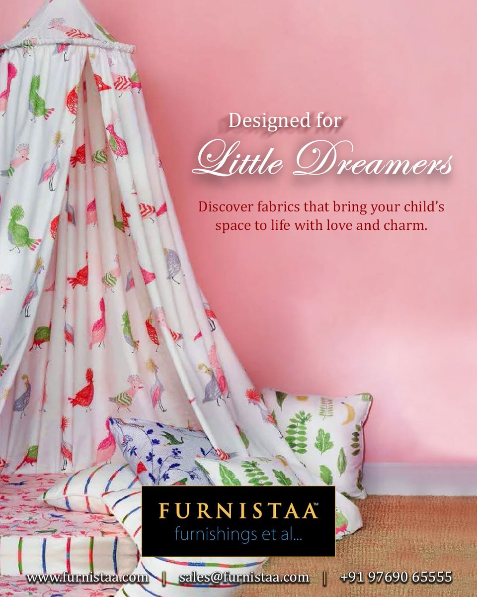 furnistaa's tweet photo. ✨ Designed for Little Dreamers ✨

Explore now: https://t.co/G9Ttg4sL8r

#furnistaa #powaiwomennetwork #pwn #powai #kidsroomdecor #dreamyspaces #whimsicalfabrics #interiorstyling #fabricstore #furnishingfabrics #architecture #interiordesign #homedecor #beautifyyourhome https://t.co/dDmHS2C1tu