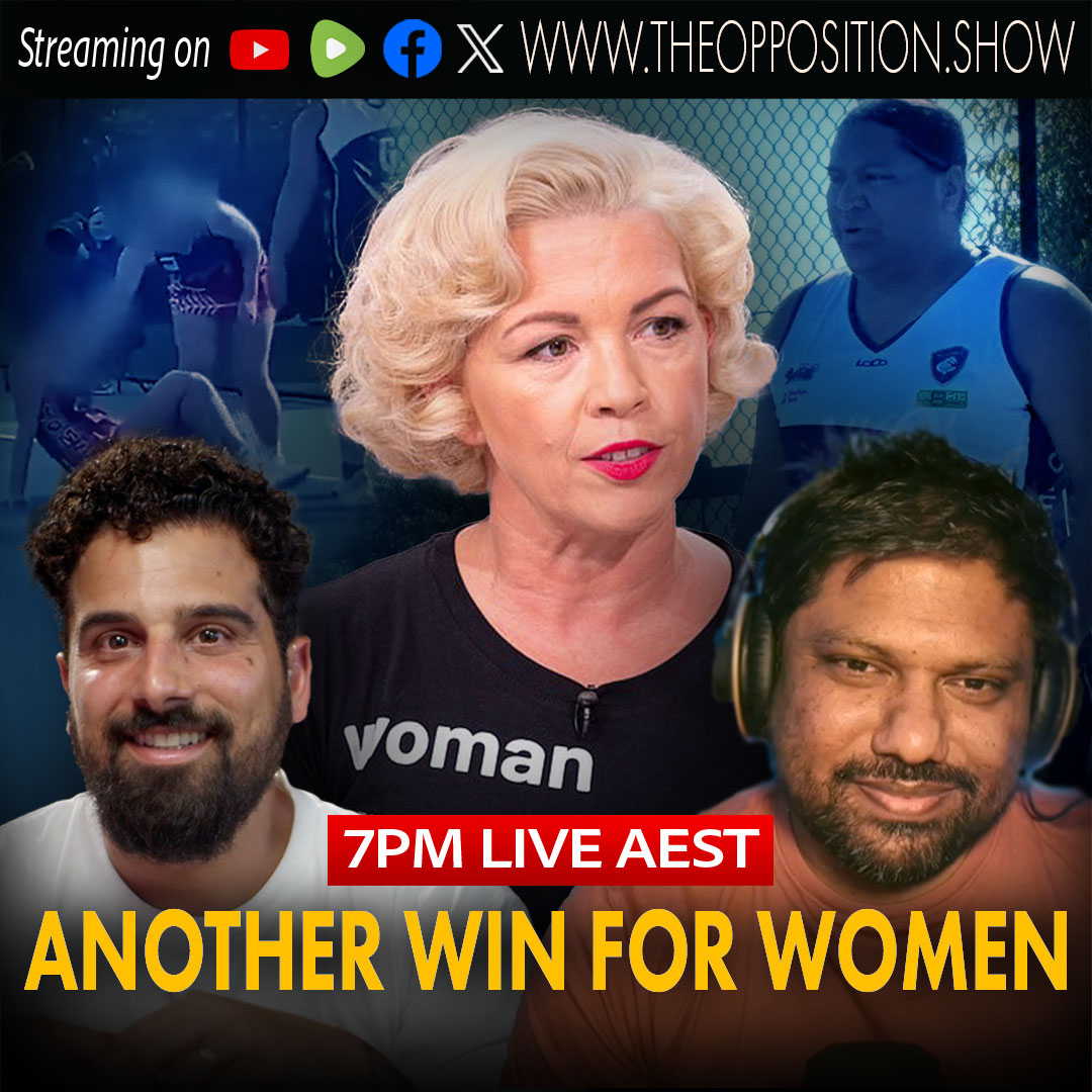 Rebel News Australia (@rebelnews_au) on Twitter photo 🚨 DON'T MISS! <a href="/OzraeliAvi/">Avi Yemini</a> and <a href="/therealrukshan/">Rukshan Fernando</a> are joined by <a href="/ThePosieParker/">Kellie-Jay Keen</a> to unpack the trans netballer ban — and why it’s a victory for female athletes and reality-based sport.
LIVE 7PM AEST: rebelne.ws/4kIFpgw 🚨 DON'T MISS! <a href="/OzraeliAvi/">Avi Yemini</a> and <a href="/therealrukshan/">Rukshan Fernando</a> are joined by <a href="/ThePosieParker/">Kellie-Jay Keen</a> to unpack the trans netballer ban — and why it’s a victory for female athletes and reality-based sport.
LIVE 7PM AEST: rebelne.ws/4kIFpgw