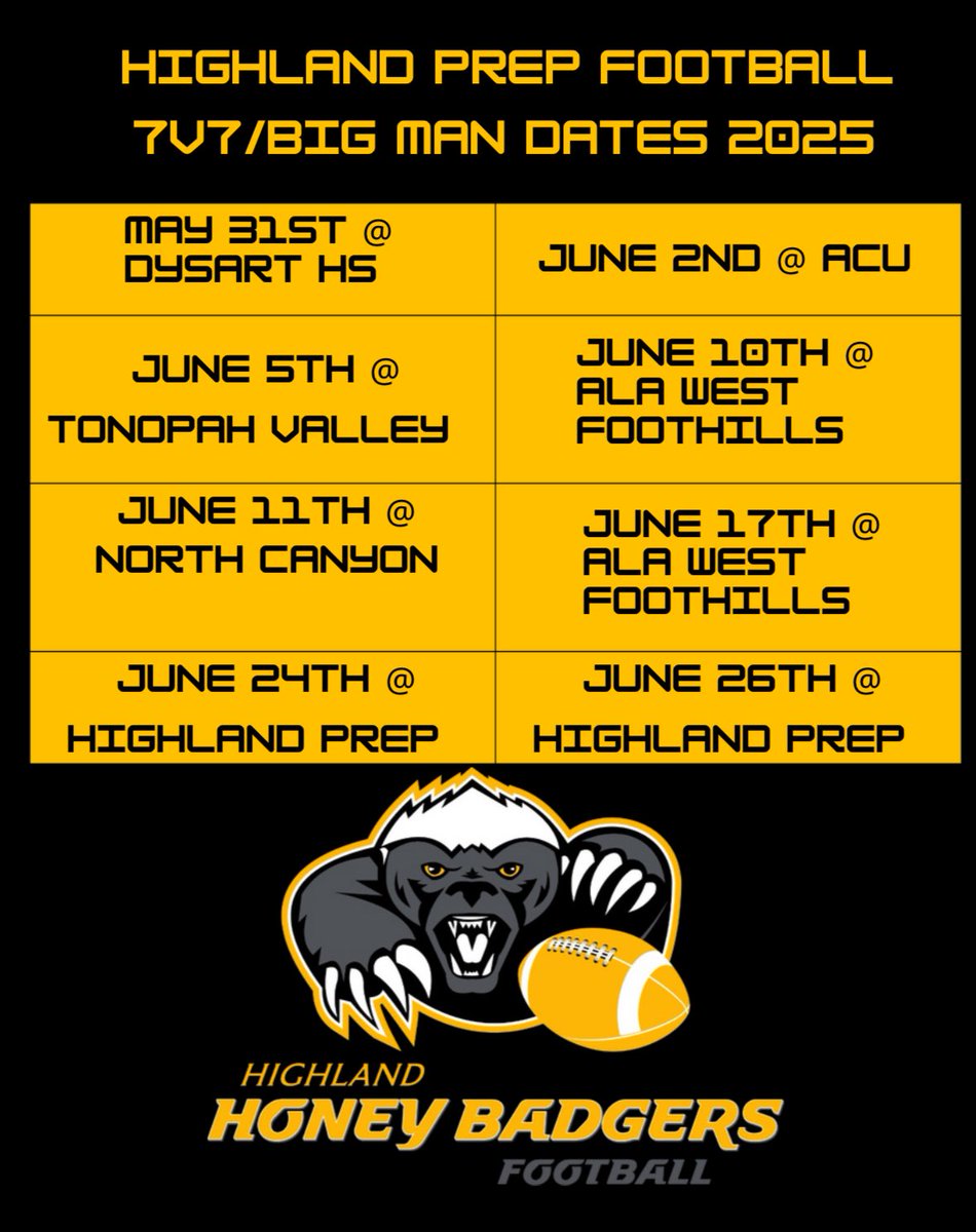 Come check us out this summer! <a href="/hprepaz/">Highland Prep</a> <a href="/mote_kelly/">Coach Mote</a> <a href="/Coach_Hesse/">Daniel Hesse</a> <a href="/_da1__/">Derek Anderson</a>