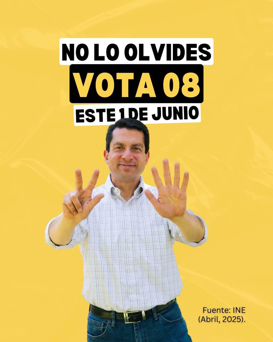 juezGuillermoB's tweet photo. ¡Buenas noches!

El sistema de análisis del INE me otorgó EL PRIMER LUGAR, en su evaluación entre los candidatos para el cargo de Juez de Distrito en Aguascalientes. 

Vota por un juez con preparación, espíritu de servicio y honestidad. https://t.co/0rm9yePz2e