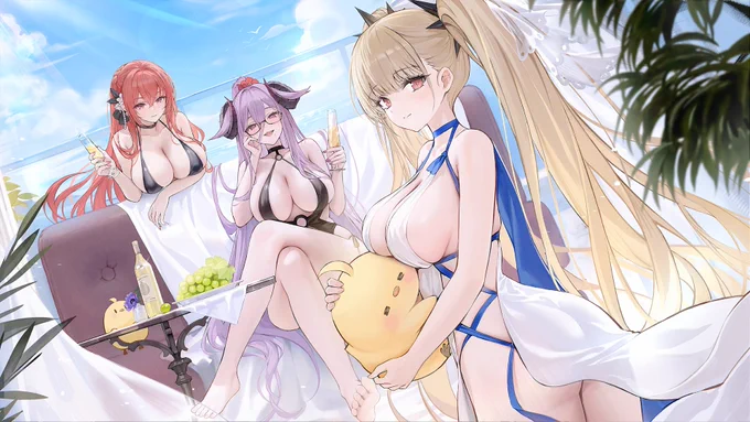 大陸版8周年イベント ログイン画面#アズールレーン 