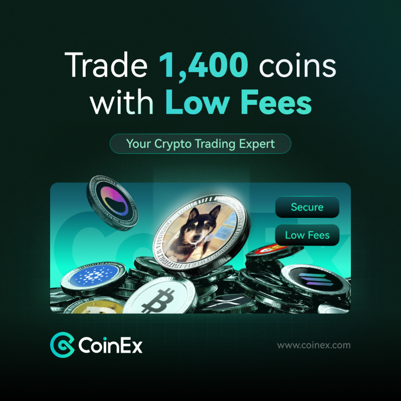 coinexcom's tweet photo. 1400+ cryptocurrencies
Trade anytime &amp; anywhere
#CoinEx #Bitcoin