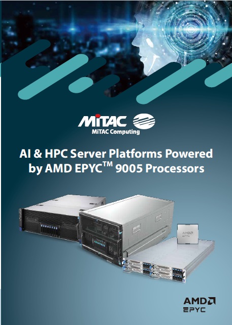 MiTACcomputing's tweet image. ⚡ Power your AI, cloud &amp;amp; edge workloads with MiTAC’s AMD EPYC™-based servers—featuring EPYC™ 9005, 8004, 4004 CPUs &amp;amp; MI350 GPUs. Scalable, efficient, and future-ready.

📘 Explore more: lnkd.in/gSzF92YT
🤝 Contact us: lnkd.in/ecs7qsxj

#AMDserver #ServerSolutions