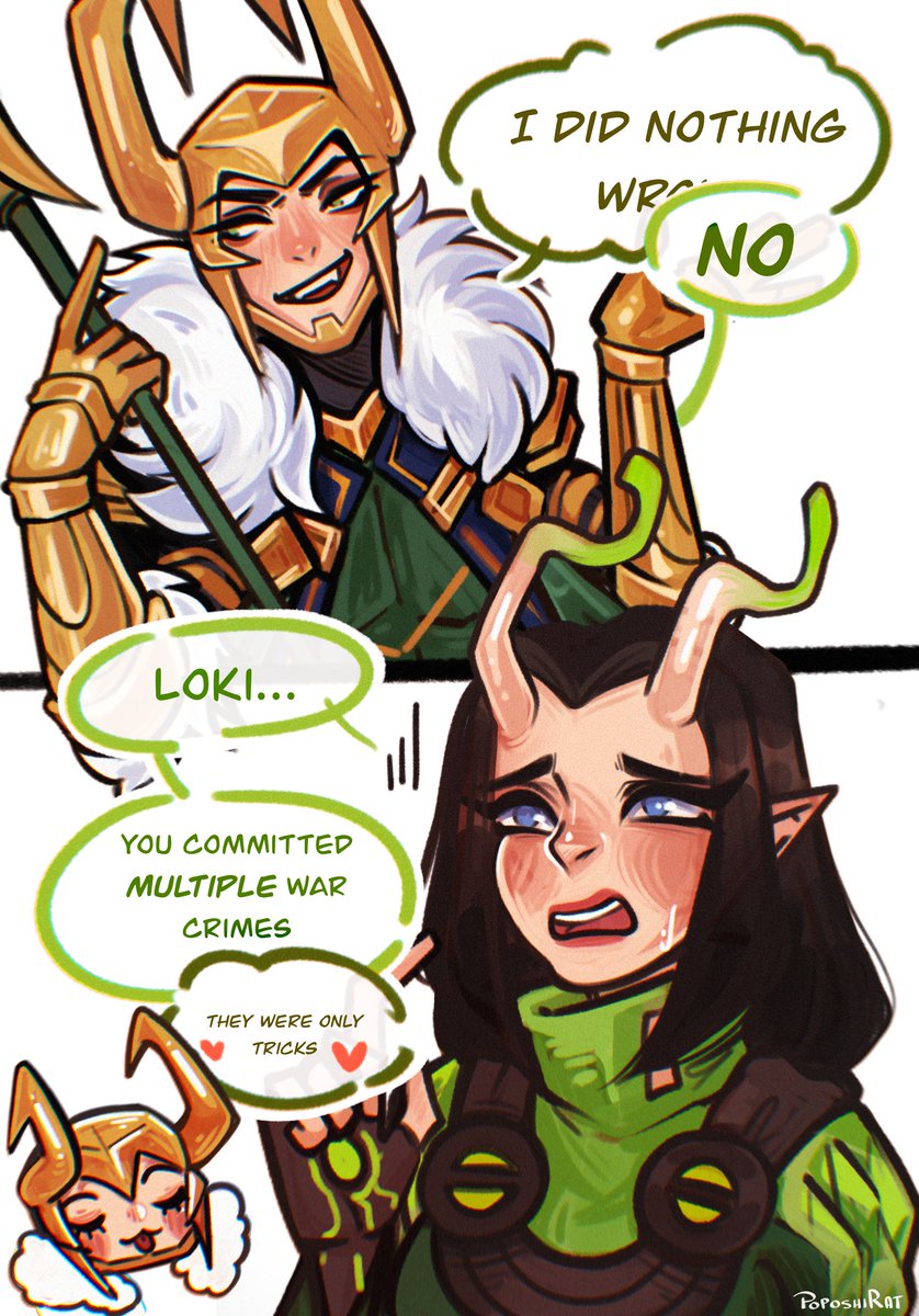 He was just playing 🥺

#Mantis #Loki