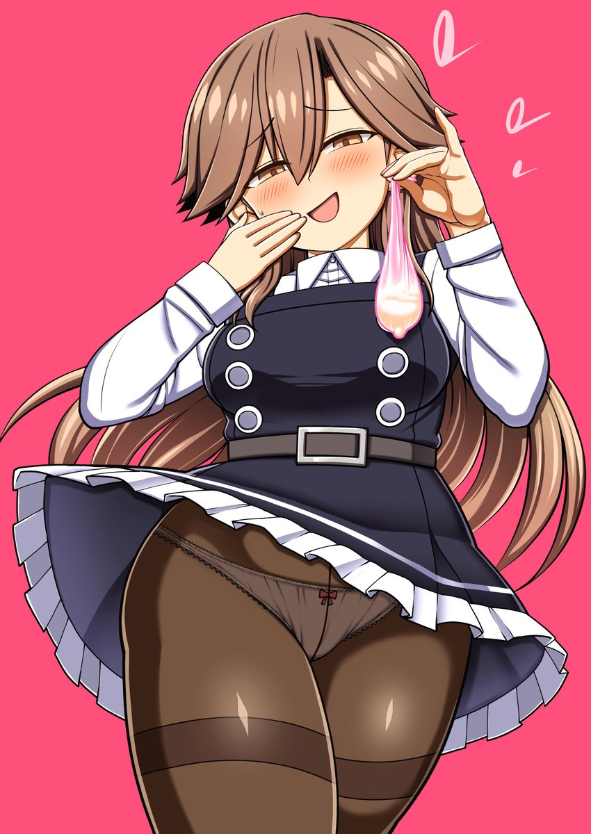 #原作の隣に自分の作品を貼る
自覚はあったけどこうして並べると別物過ぎて笑う
でも原作荒潮ちゃん色気あるから!提督の事誘惑したり、ませた所絶対あるから!!!() 