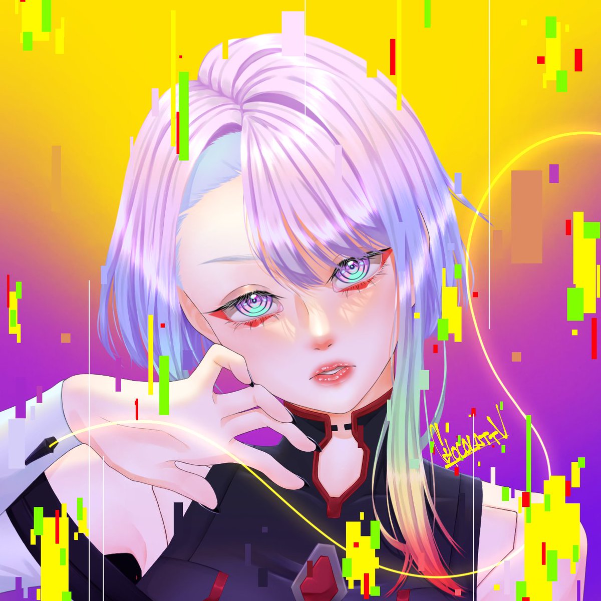 ChocolattV's tweet image. A lucy art dump because i may or may not be obsessed with her (i'm her)
And wait cuz there's more c:
#CyberpunkEdgerunners #lucynakushinada #Cyberpunk2077