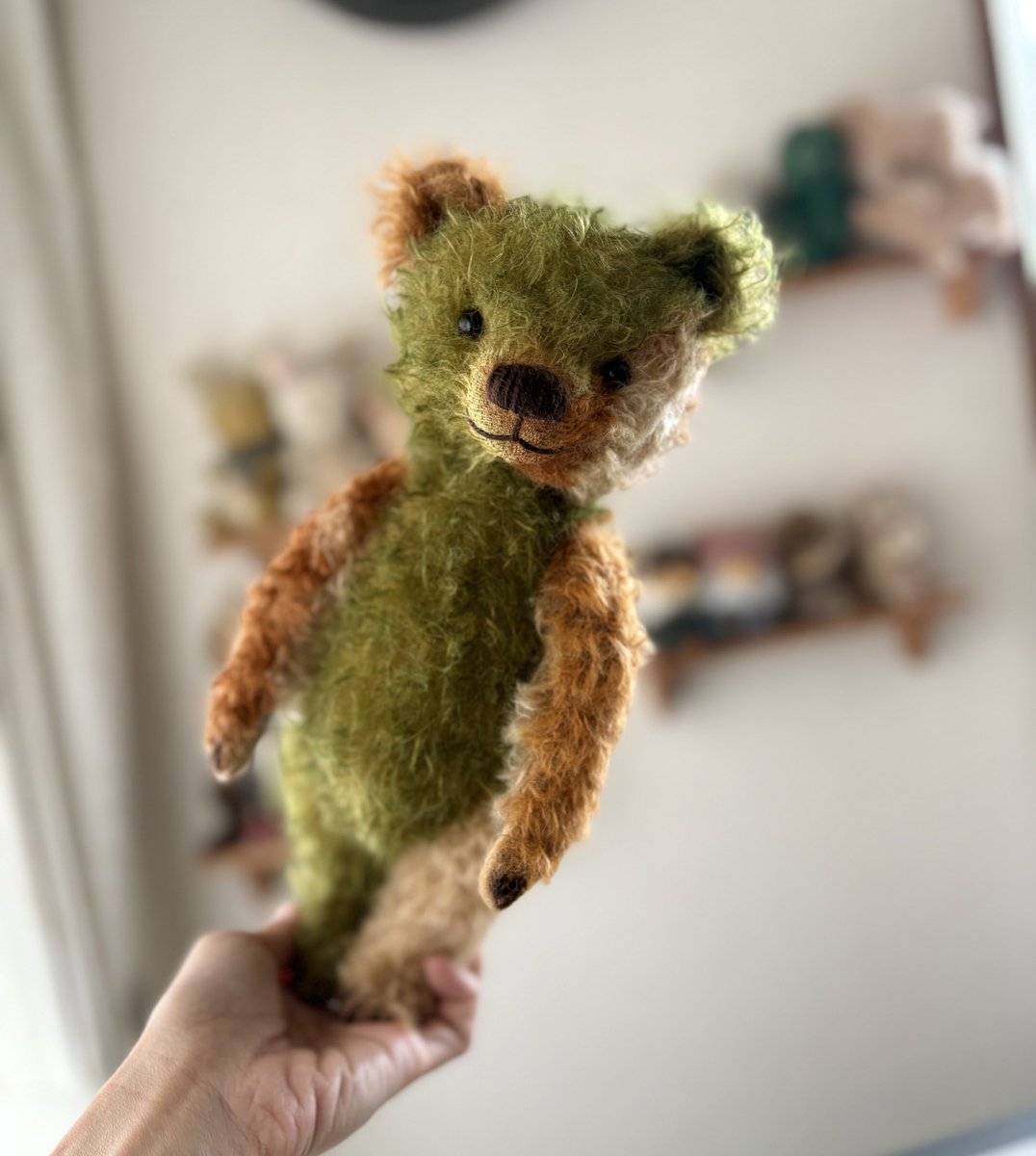 いろんなカールモヘアで出来ましたʕ•ᴥ•ʔ楽しかったー！ 

 #テディベア