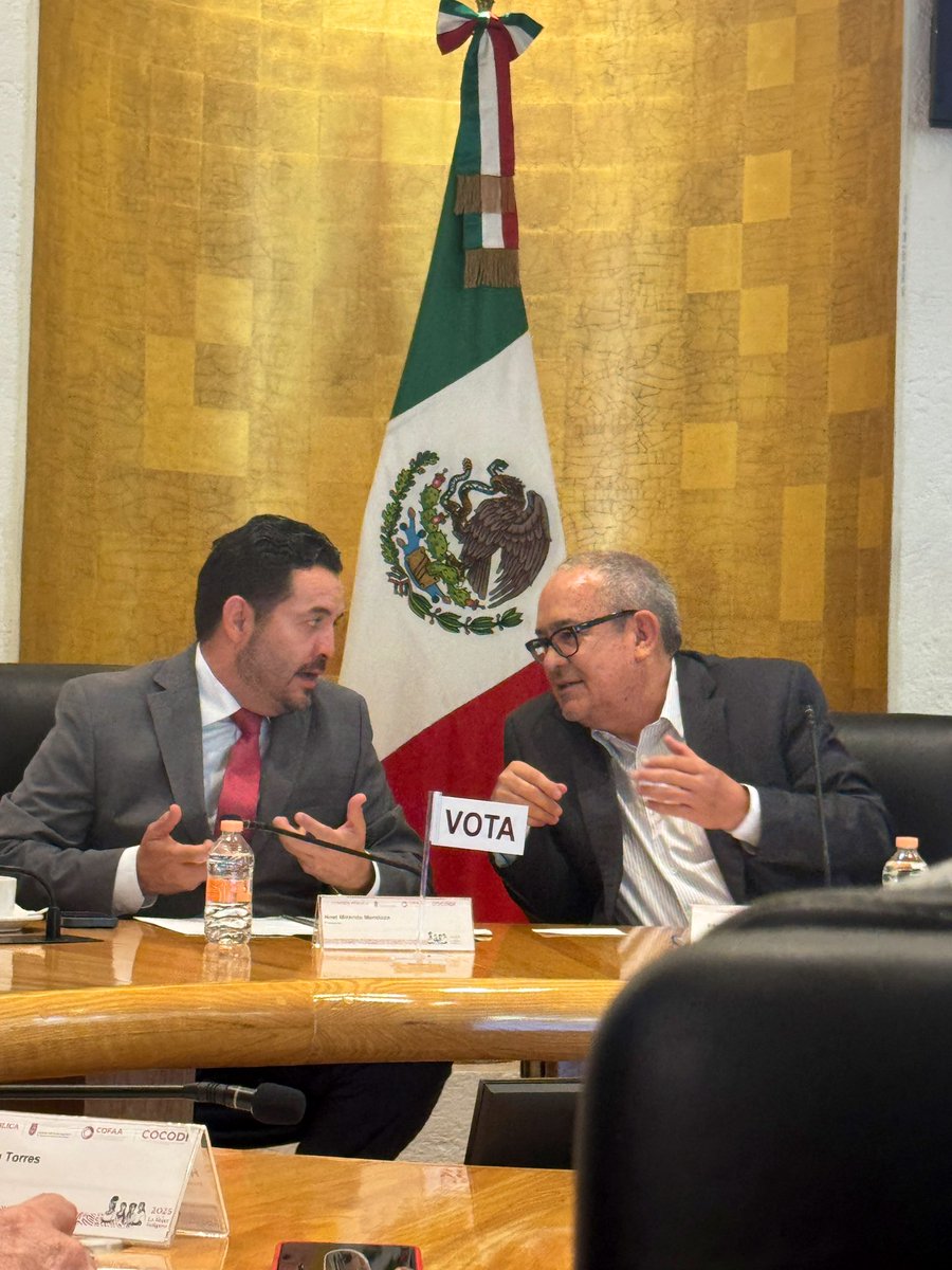 NoelMirandaM's tweet photo. Llevamos a cabo la 2a Sesión Ordinaria del COCODI 2025 de la @CofaaIpn, en la cual se reporta el seguimiento al desempeño institucional de la entidad. https://t.co/pae8LiEoTG