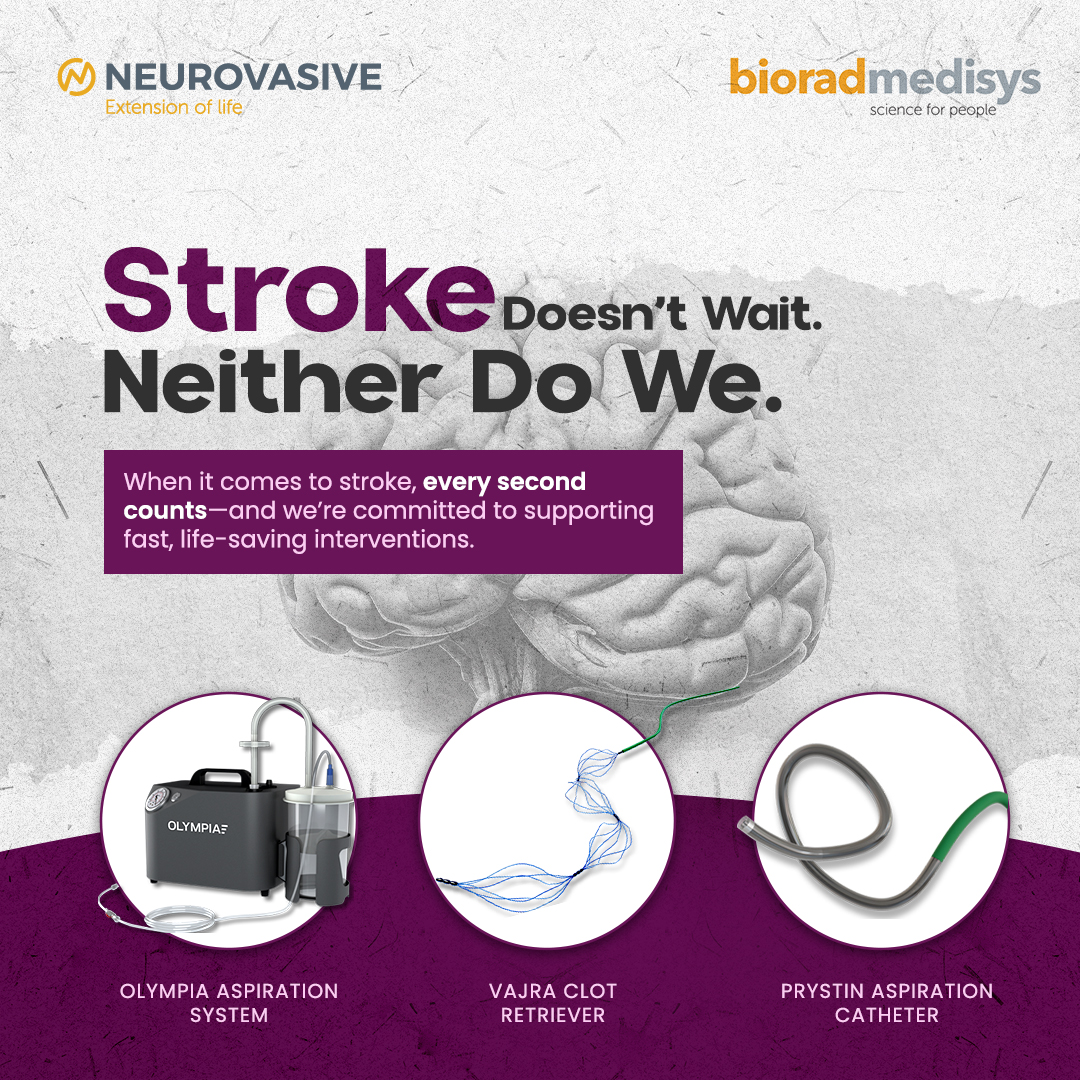 #Stroke doesn’t come with a warning—and neither should your response. Our stroke care solutions are built for speed, precision, and urgency, supporting critical decisions when every second counts. Because stroke doesn’t wait. And neither do we.

#BioradMedisys #Neurology