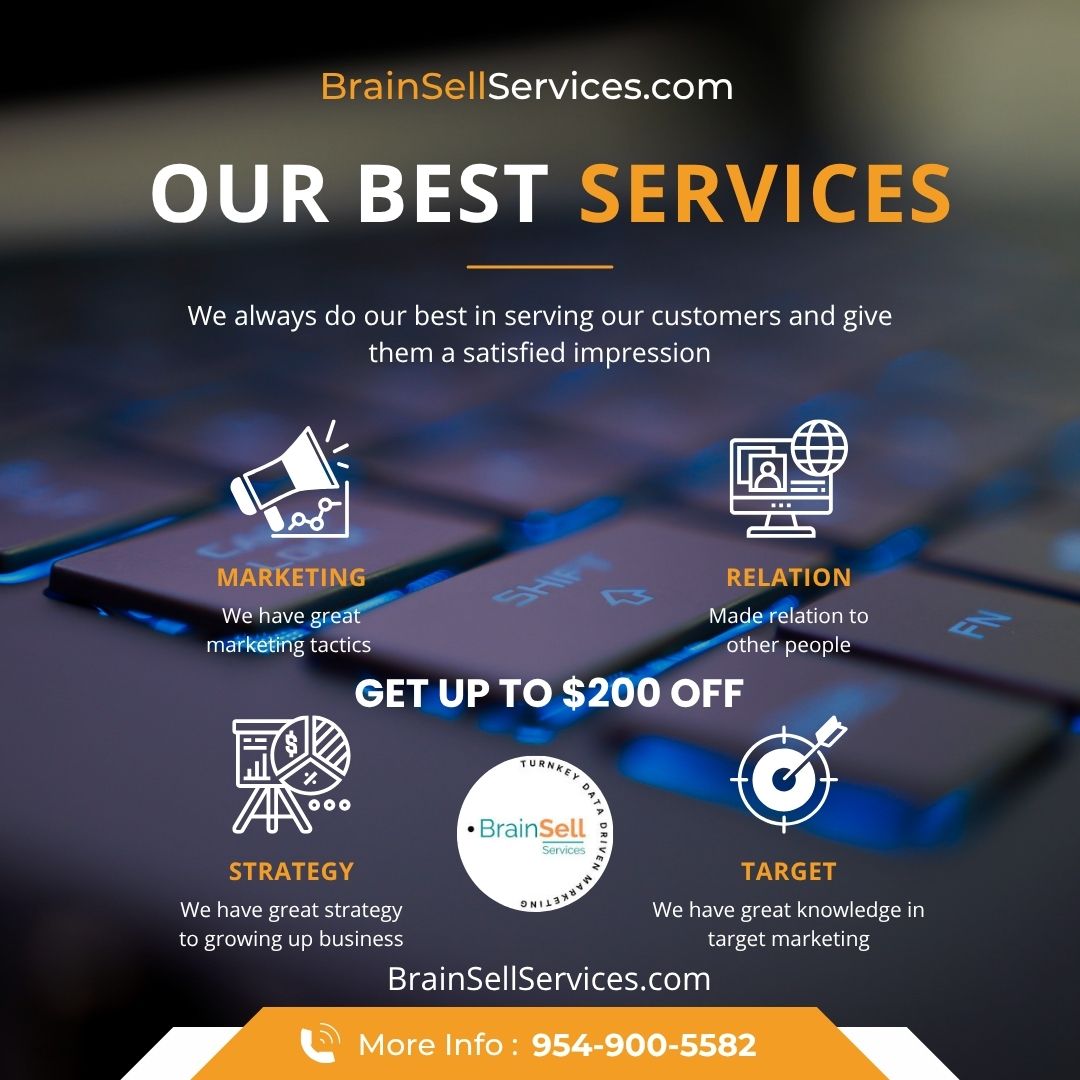 BrainSellSvcs's tweet photo. At BrainSell Services, our priority is always our clients. We're providing savings of up to $200 on your upcoming purchase. https://t.co/8IxHWpNZr1