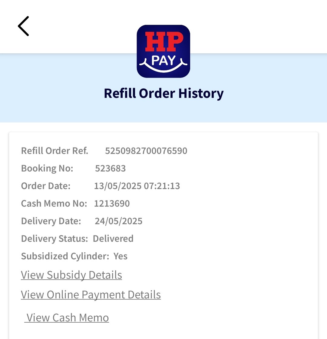 UmaTailor's tweet photo. I had booked LPG on 13th may and didn't got delivered till today , message received delivered and when I called to agency they told its delivered @MoPNG_eSeva @HPCL https://t.co/2nC5ZAVfhO