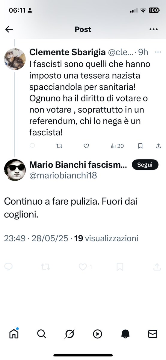 Rappresentante di una stampa che si dice democratica ma in realtà è fascista , non accetta alcuna critica e utilizza le parolacce, quando non sa rispondere! <a href="/mariobianchi18/">Mario Bianchi #fuckPutin&Trump&Netanyahu 🇺🇦🇵🇸</a>