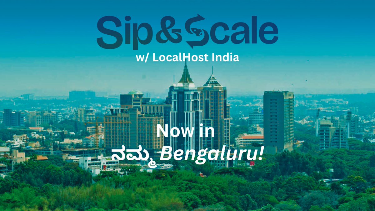 suryamaddula_'s tweet photo. ITS HAPPENING!

I'm starting a new monthly lunch/dinner series in Bengaluru where cool builders and peeps get together and share perspective over delicious food!

Doing this as the City Lead @sipandscale along with a partnership with @localhostIND and their India Lead @suhasasumukh >>

This is the first of the monthly series, and we're hosting this in Koramangala tomorrow! Sign up below.

P.S. It is a pitch-in lunch as of now (cuz we didn't raise funding lol). Check luma link for more deets.

https://t.co/RJevdjFsVK
