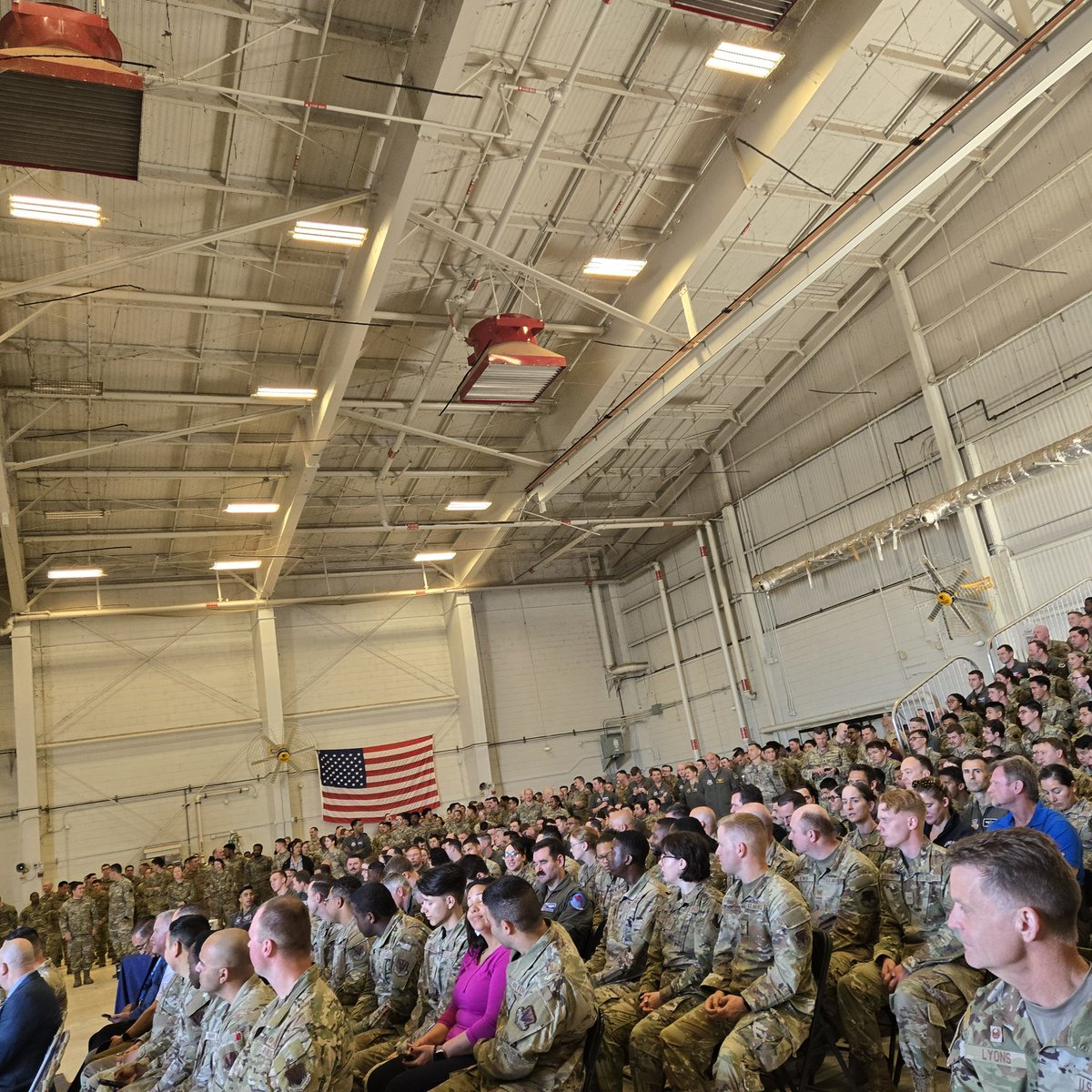 jsoohoonall's tweet photo. It was an honor to join the thousands of airmen to  listen to CSAF this morning.  Gen Allvin now knows first hand what we knew all along and that is @9thRW Beale’s possibilities are limitless. https://t.co/SoHfKWGfwl