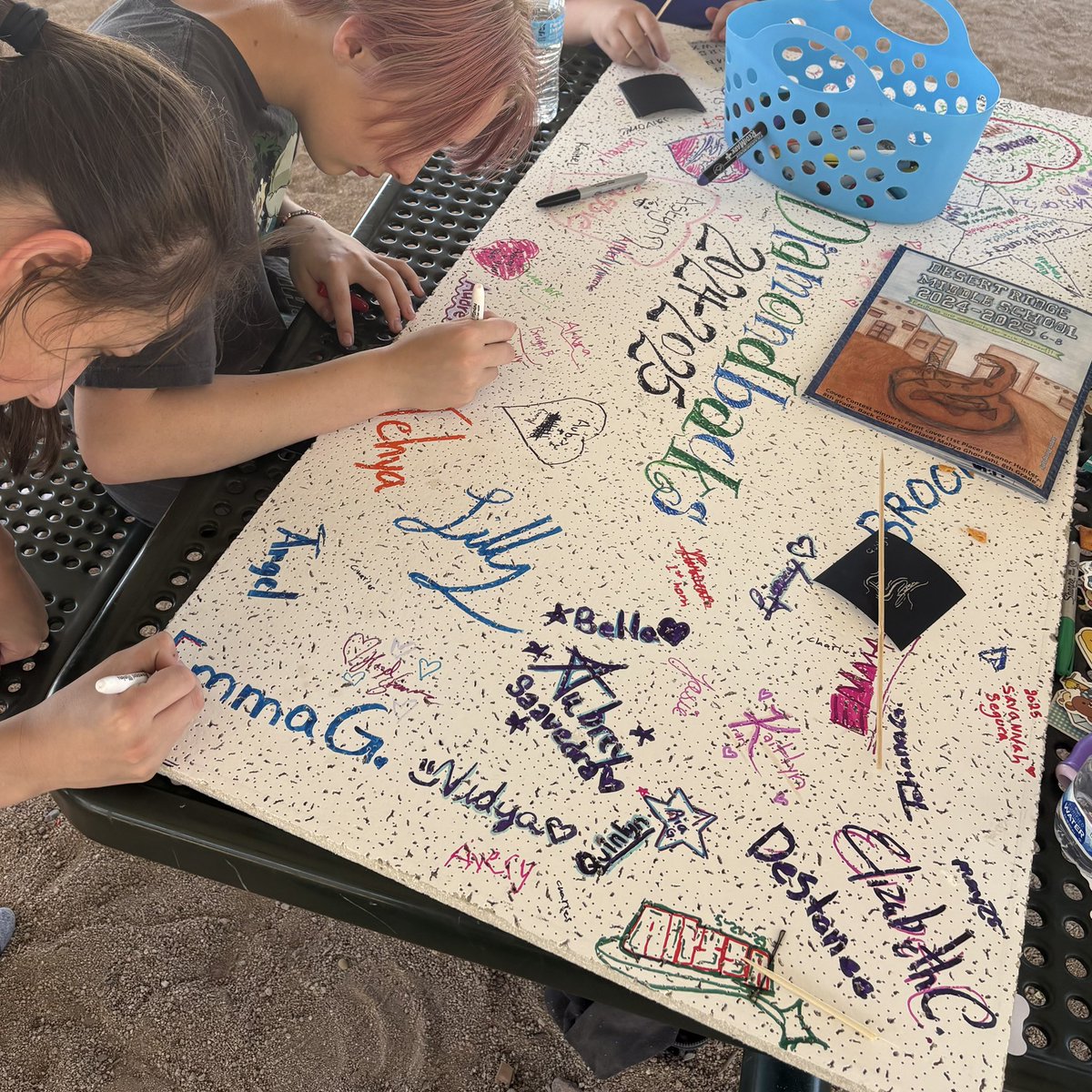 Celebrating the final days of middle school with 8th grade—dinner/dance last night, field day today! Days packed with food, music, games, &amp; crafts. But more importantly, smiles, laughter, and memories with friends. Such a special group of kids—we are going to miss them next year!