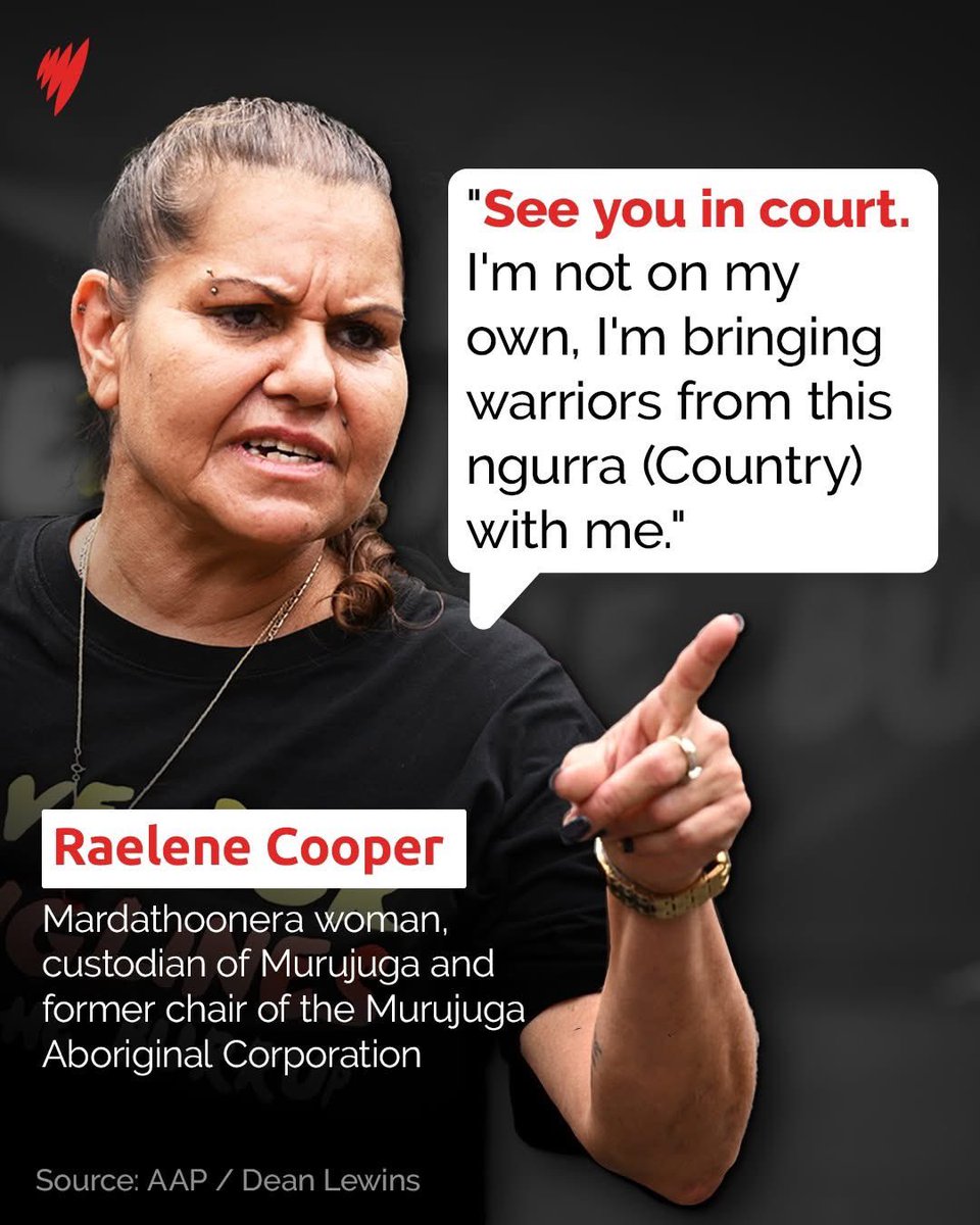 Raelene Cooper, a Mardathoonera woman who filed a last-minute application in the Federal Court to halt Woodside’s North West Shelf gas project, has again threatened legal action after its approval by Labor ✊🏽💚👇🏼

sbs.com.au/nitv/article/s…