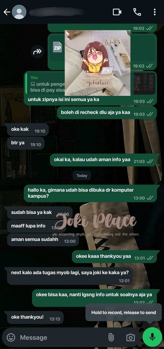 jokiplace's tweet photo. testi @jokiplace pembuatan soal perusahaan jasa dan penginputan pada MYOB Accounting versi 13 (deadline pengerjaan 24 jam) 🤗 https://t.co/CMOGlxx39d