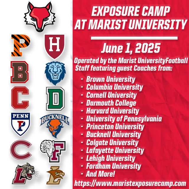 Excited to be able to compete this weekend at <a href="/Marist_Fball/">Marist Football</a> !