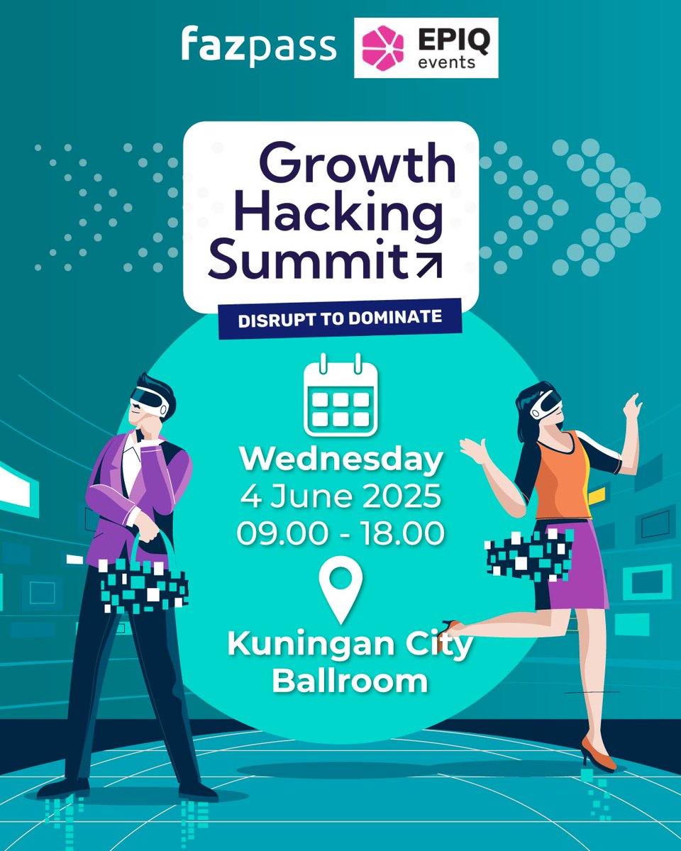FazpassSecure's tweet photo. 🚨 Fazpass Hadir di Growth Hacking Summit 2025! 🚨

Yuk, mampir ke booth Fazpass dan temukan bagaimana solusi OTP kami bisa bantu bisnis kamu tumbuh lebih cepat dan efisien.

#Fazpass #GrowthHackingSummit #DigitalGrowth #EventJakarta #OTP #b2b #banking #startup #tech #Event https://t.co/F7n2bvs58f