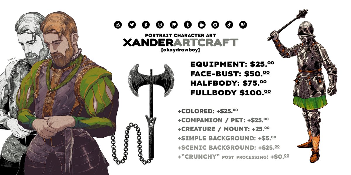 okaydrawboy's tweet image. xanderartcraft.com
📢: @xanderartcraft
☕️: ko-fi.com/xanderartcraft/
💰: patreon.com/XANDERARTCRAFT
🅱️: behance.net/xanderartcraft
🅰️: artstation.com/xanderartcraft
📷: instagram.com/xanderartcraft
📺: youtube.com/@xanderartcraft
🦋: bsky.app/profile/xander…