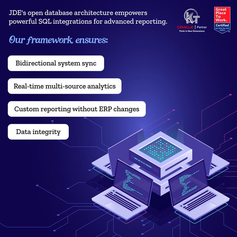 Rishikirtitech's tweet image. Unlock Powerful Reporting with 𝗝𝗗𝗘 + 𝗦𝗤𝗟 𝗜𝗻𝘁𝗲𝗴𝗿𝗮𝘁𝗶𝗼𝗻
#JDE #BusinessIntelligence #SQLIntegration #ERP #DataAnalytics #RealTimeData #EnterpriseSolutions