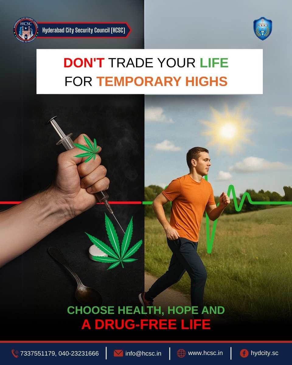 🚨Don’t Trade Your Life for Temporary Highs 🚨

✨ Choose Health. Choose Hope. Choose a Drug-Free Life. ✨

Substance abuse steals dreams, health, and futures. Break free. Rise stronger.

#DrugFreeLife #ChooseHealth #BreakFree #HopeStartsHere #SayNoToDrugs #LiveDrugFree