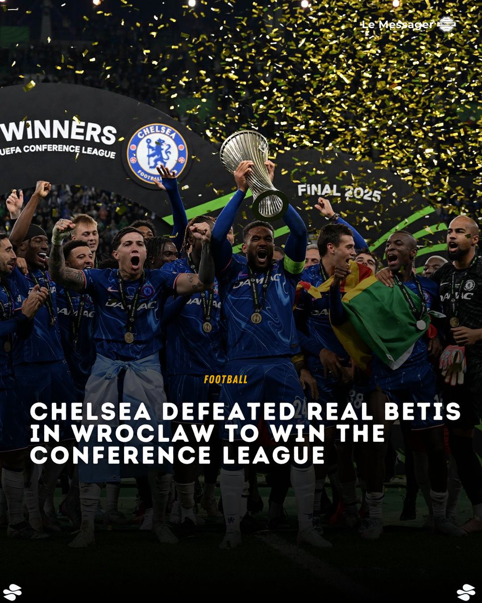 Chelsea rallied in the second half of the Conference League final, scoring four times after the break to defeat Real Betis 4–1 in Wrocław.