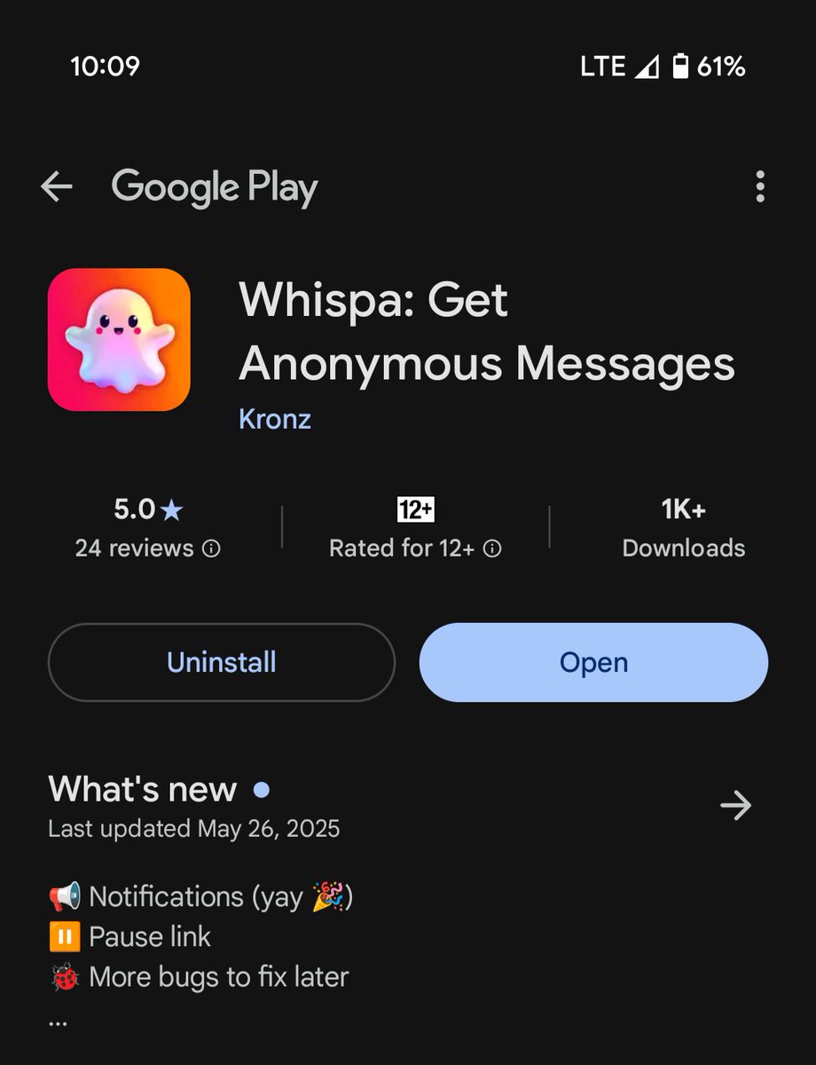 whispa_app's tweet photo. update pls ✌️ https://t.co/asG7eCUn0C