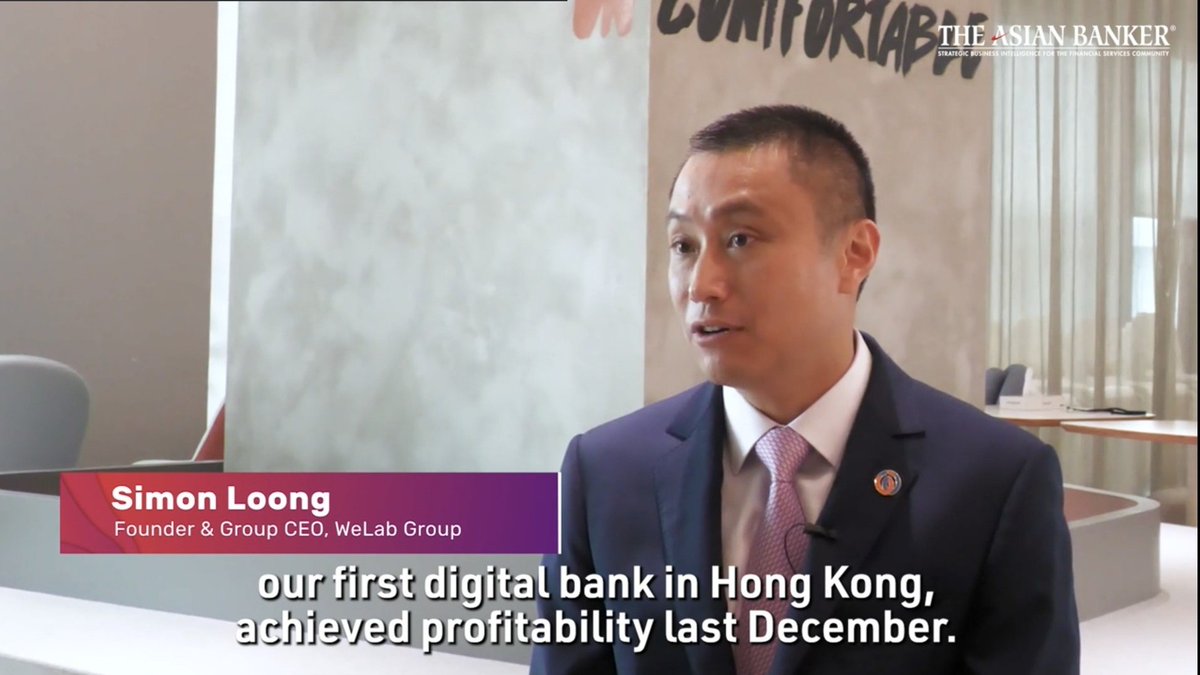 Urs Bolt ๐จ๐ญ๐ต๐ญ (@ursbolt) on Twitter photo ๐ญ๐ฐWeLab's journey from #fintech disruptor to profitable digital bank:
<a href="/WelabHoldings/">Welab Holdings</a> reached profitability ahead of peer benchmarks, scaled digital lending and wealth offerings, entered new markets in #SoutheastAsia, and is now building a pan-Asian platform powered by #AI. ๐ญ๐ฐWeLab's journey from #fintech disruptor to profitable digital bank:
<a href="/WelabHoldings/">Welab Holdings</a> reached profitability ahead of peer benchmarks, scaled digital lending and wealth offerings, entered new markets in #SoutheastAsia, and is now building a pan-Asian platform powered by #AI.