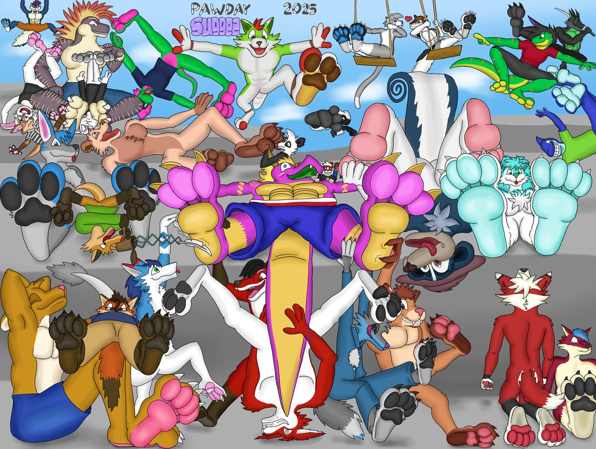 THE #PawDay 2025 IT'S HERE
It's Our Day!!!
Ah! They are tickling meee!

I would Tag but the Last year happened a rampage (?) xD

Let's enjoy the Pawday before it finishes!
Because finishes until 30th day right? Let's Paw!!!