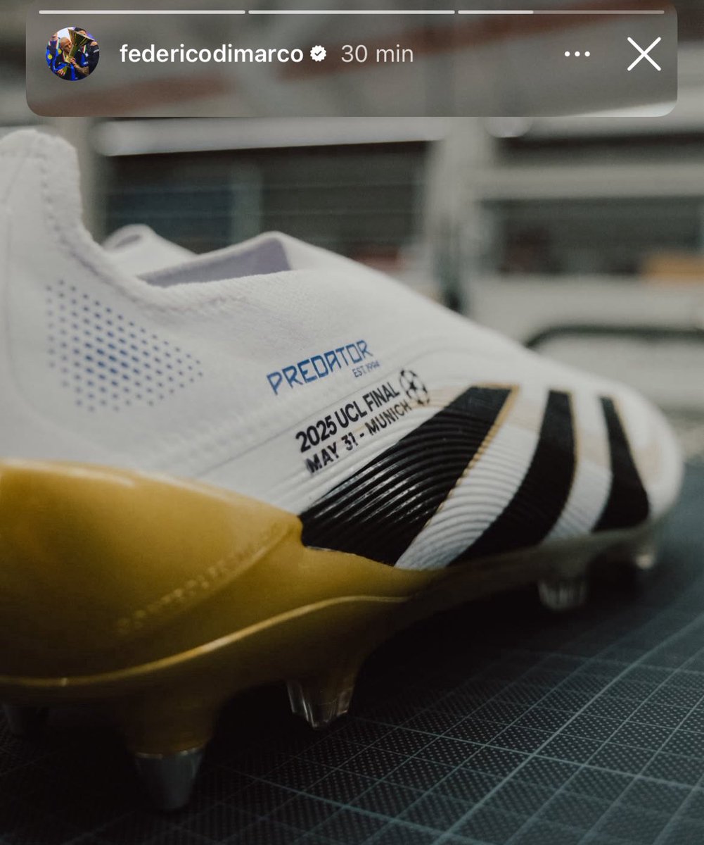 Due giorni a #PsgInter: gli attrezzi da lavoro di Dimarco.