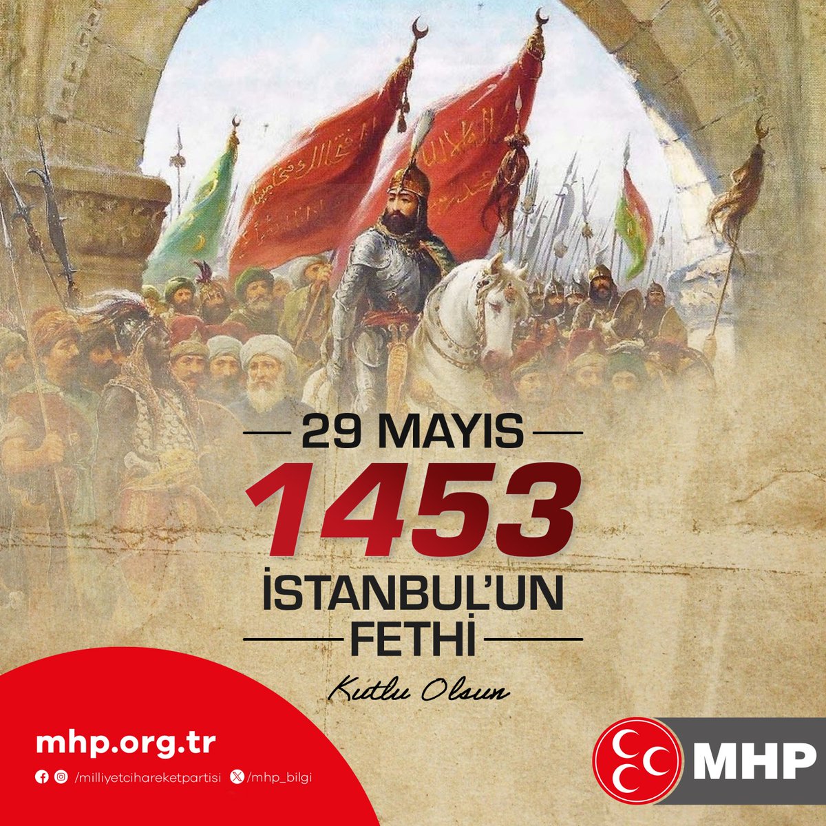 #29Mayıs1453
İstanbul'un Fethi Kutlu Olsun