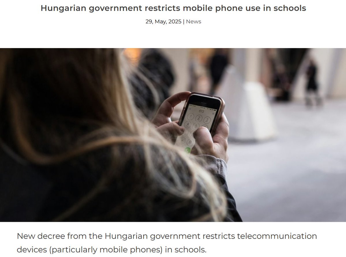 Kat Cauchiππππ¦π°π» (@k_cauchi) on Twitter photo 'Hungarian government restricts mobile phone use in schools'. Learn about how the new decree affects students and teachers in Hungarian schools in #RISEEduMag riseedumag.com/hungarian-goveβ¦ <a href="/NetSupportGroup/">NetSupport</a> <a href="/TechHeaddd/">TechHeaddd | Tech writer</a> #News #MobilePhones 'Hungarian government restricts mobile phone use in schools'. Learn about how the new decree affects students and teachers in Hungarian schools in #RISEEduMag riseedumag.com/hungarian-goveβ¦ <a href="/NetSupportGroup/">NetSupport</a> <a href="/TechHeaddd/">TechHeaddd | Tech writer</a> #News #MobilePhones