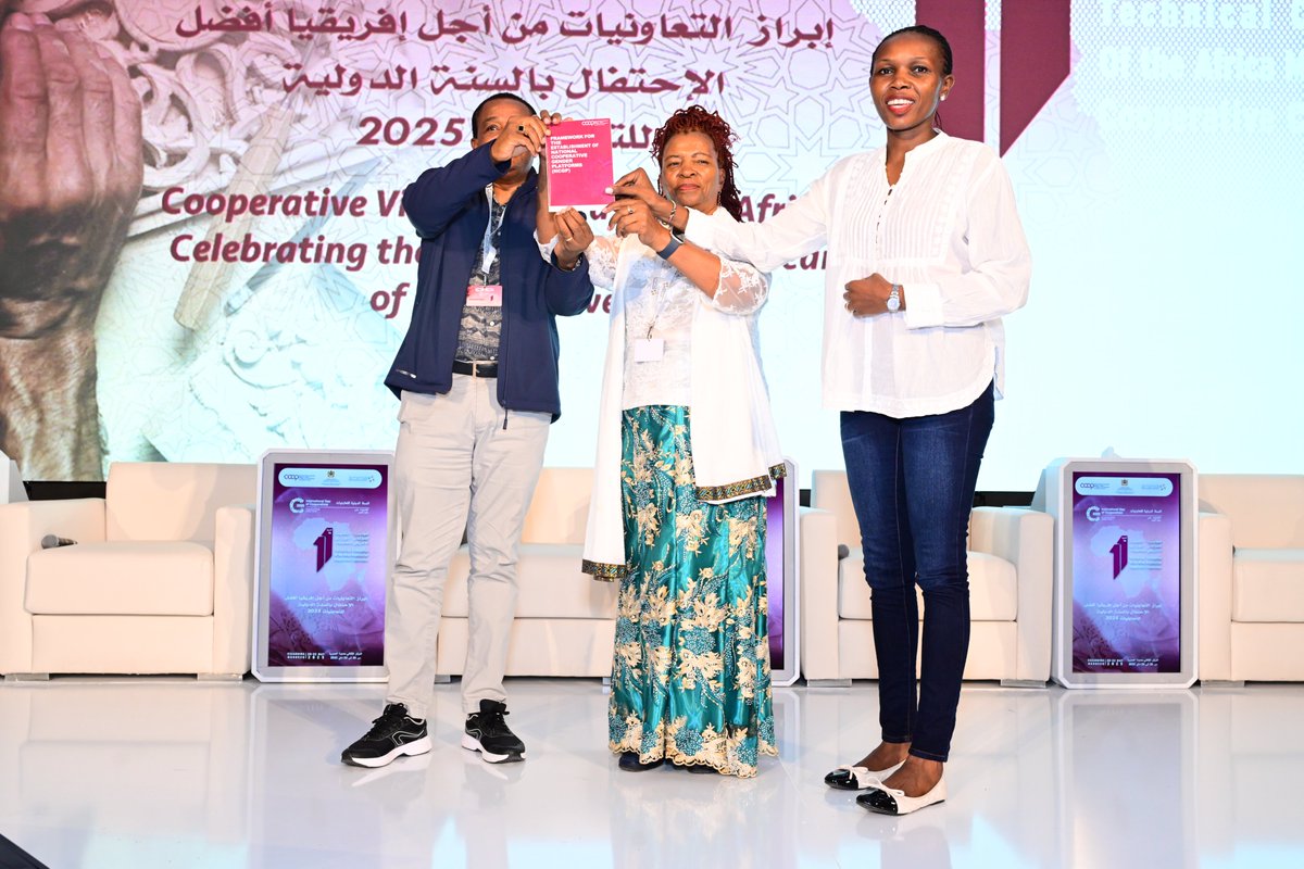 1/3 A major win for gender equality &amp; inclusion in #coops!

We launched the ICA-Africa Framework for the Establishment of  National Cooperative Gender Platforms (NCGP) under #coops4dev🌍 

Read the framework 👉 bit.ly/4jr5cZo

#NGCP2025