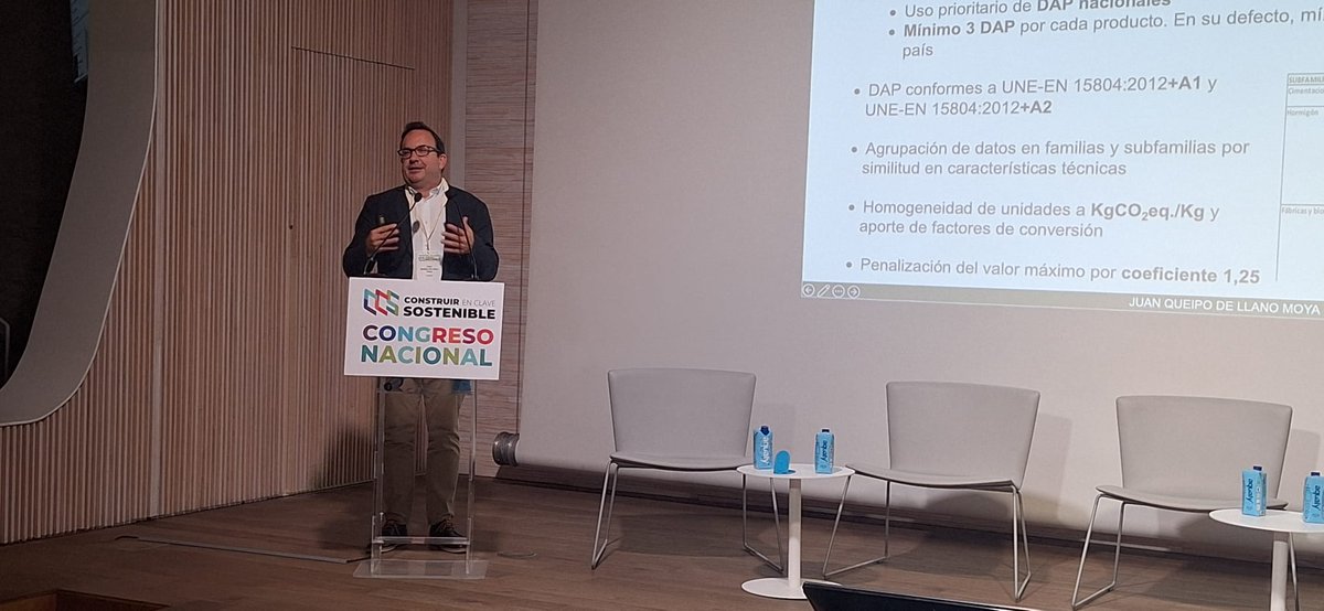 <a href="/viviendagob/">Ministerio de Vivienda y Agenda Urbana</a> <a href="/maiverdu/">Maite Verdú Martínez</a> <a href="/asemas_es/">ASEMAS</a> <a href="/ferrovial_es/">Ferrovial</a> <a href="/iberdrola/">Iberdrola</a> El arquitecto e investigador del <a href="/IETorroja/">Instituto E. Torroja</a> del @CSCIC, <a href="/jqueipoll/">Juan Queipo de Llano</a>, remarca "El Documento Básico de Sostenibilidad Ambiental incorpora 2 secciones: 1/Potencial de Calentamiento Global (PCG)
2/Movilidad Sostenible (aparcamientos para bicicletas por viviendas y para otros usos)".